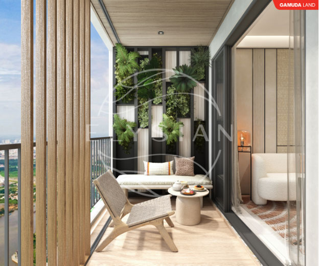 Căn hộ Lanai có thiết giúp cư dân tận hưởng những trải nghiệm sống trong không gian mở