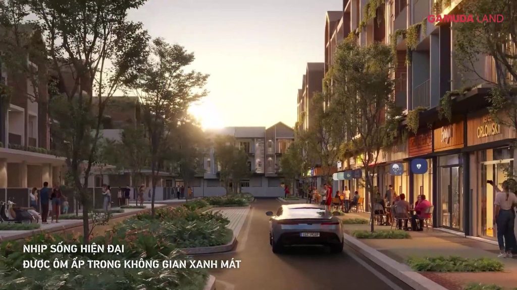 Phong cách Biophilic xanh mát len lõi trên từng con phố tại Artisan Park
