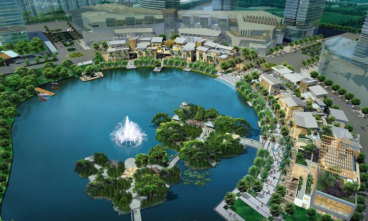 Hồ sinh thái điều hòa không khí cho Khu đô thị Gamuda City