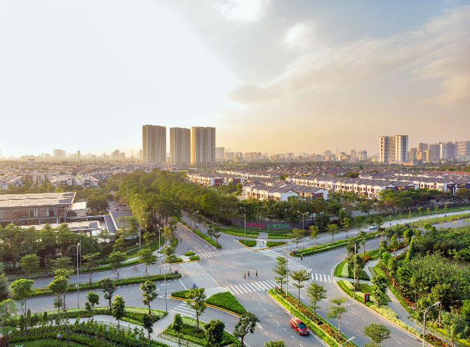 Khu đô thị Gamuda Gardens thuộc dự án Gamuda City Hà Nội.