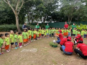 Hoạt động “School tour” đến thăm vườn ươm Gamuda của các cháu mẫu giáo Hà Nội