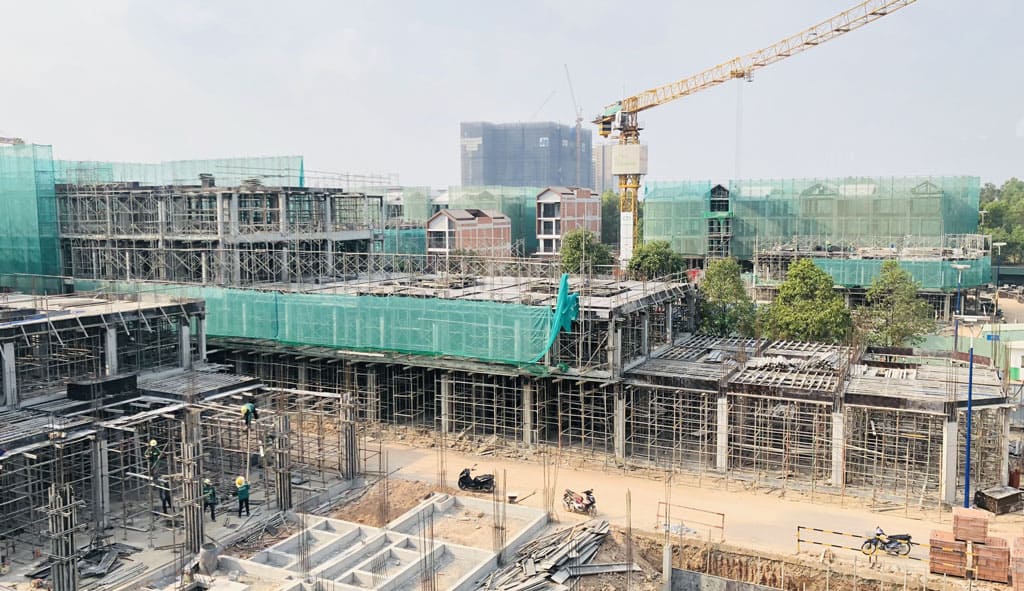 Tiến độ xây dựng rất tốt tại dự án Artisan Park