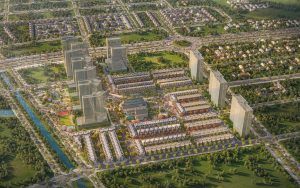 Hình ảnh phối cảnh tổng thể khi đô thị Springville Đồng Nai được Gamuda Land phát triển