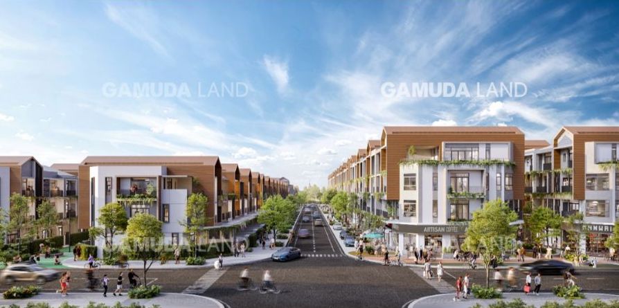 Thương phố Artisan Park là kết hợp hài hòa giữa quy hoạch, kiến trúc, hệ thống tiện ích cho cư dân.